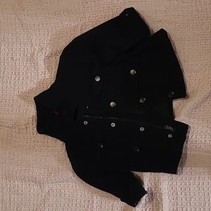 Authentic Baby Gap, black pea coat size 18 - 24 months